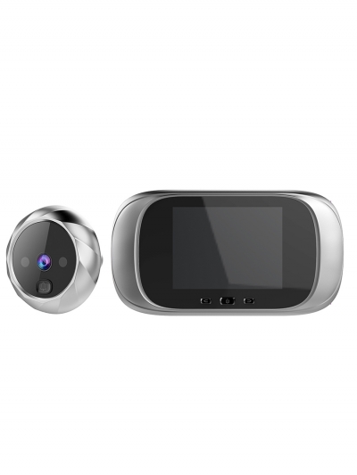 Видеоглазок для входной двери, DoorVue, серебряный-3